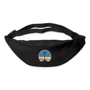 Rétro-tontechnicien Sound Vintage Audio Engineer - Sac banane - noir - Devant