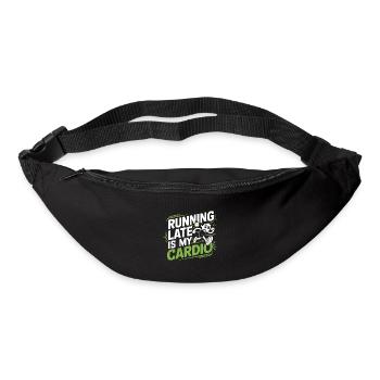 Fun design for delay, lack of time, & stre - Bum bag - black - Front