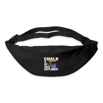 Climbing Mountaineering Climbing hall "kalk" - Bum bag - black - Front