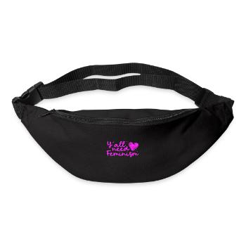Cadeaux féministes L’égalité des droits des femmes dont vous avez tous besoin - Sac banane - noir - Devant