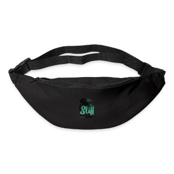 Christianity Be Still Psalm 46 10 Christian Gifts - Bum bag - black - Front