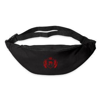 R Letter Coat of arms - Bum bag - black - Front