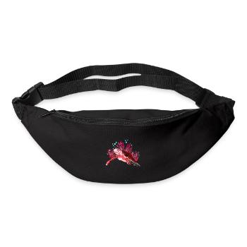Meerestier Geschenk Meeresbewohner Schildkröte - Gürteltasche - Schwarz - Vorne