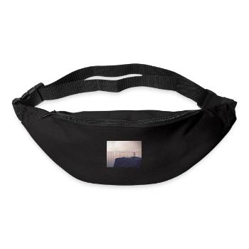 North Cape Norway. Nordkap Norwegen T-Shirt - Gürteltasche - Schwarz - Vorne
