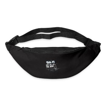 Drôle de voilier pour le capitaine du bateau - Sac banane - noir - Devant