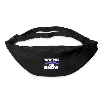 Schnee snow ski - Gürteltasche - Schwarz - Vorne