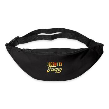 Black Humor Sarcasm Irony Gift - Bum bag - black - Front