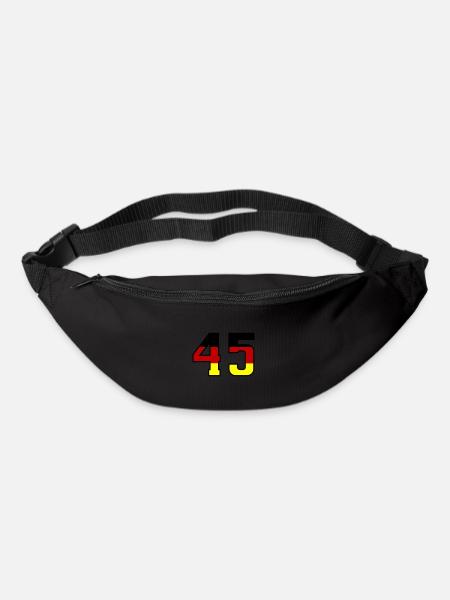 45 Zahl symbol Germany - Gürteltasche - Schwarz