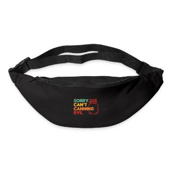 Kann nicht einmachen Tschüss Einmachen Geschenk - Gürteltasche - Schwarz - Vorne