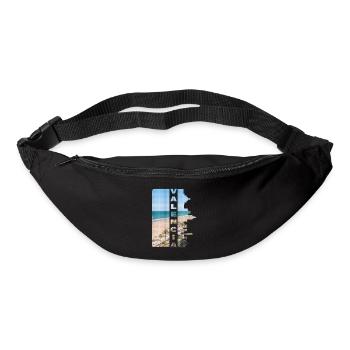 Valencia Spanien Stadt Skyline Urlaub Sommer - Gürteltasche - Schwarz - Vorne