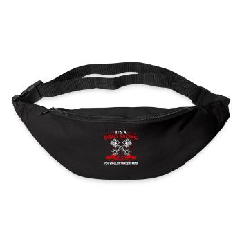 Drag Racer Racing Car Car Racing Cadeau - Sac banane - noir - Devant
