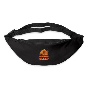 Sleeping Scottish Highland Cow Cattle Cow - Bum bag - black - Front