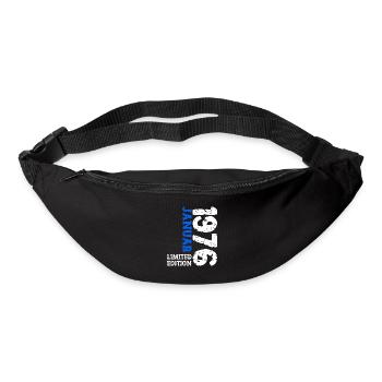 1976 janvier édition limitée déco tenue d’anniversaire - Sac banane - noir - Devant