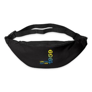 1959 édition limitée anniversaire cadeau femme mari - Sac banane - noir - Devant