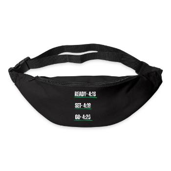 Cannabis 420 - Gürteltasche - Schwarz - Vorne
