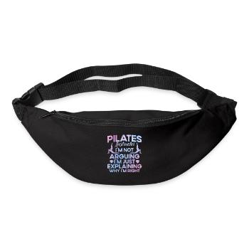 Le Pilates explique pourquoi j’ai raison cadeau - Sac banane - noir - Devant