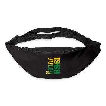 1968 Juli Limited Edition Geburtstag Geschenk - Gürteltasche - Schwarz - Vorne