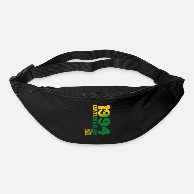 1994 Oktober Limited Edition 29. Geburtstag Deko - Gürteltasche - Schwarz