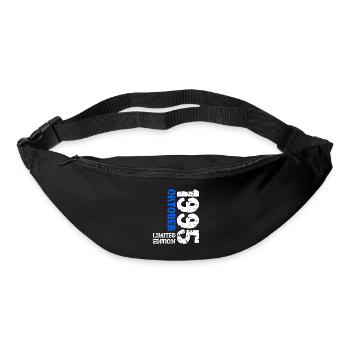 1995 Oktober Limited Edition 28. Geburtstag Deko - Gürteltasche - Schwarz - Vorne