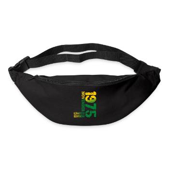 1975 November Limited Edition 48. Geburtstag Deko - Gürteltasche - Schwarz - Vorne
