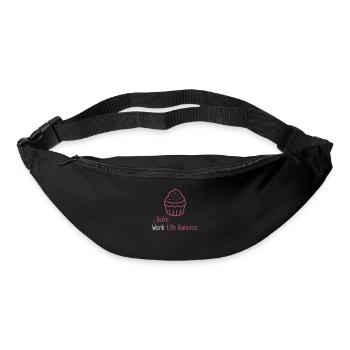Bake Work Life Balance – Cake And Muffin Baking - Bum bag - black - Front