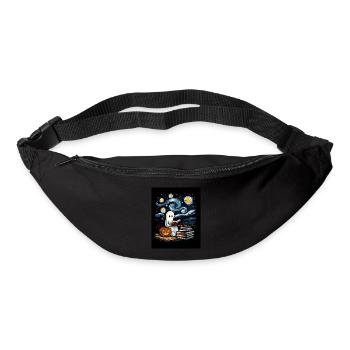 Cadeau d’Halloween Femmes Hommes Enfants Décoration - Sac banane - noir - Devant