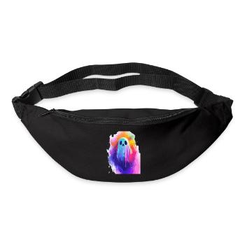 Cadeau d’Halloween Femmes Hommes Enfants Décoration - Sac banane - noir - Devant