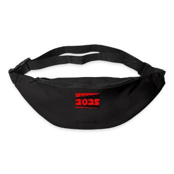 Jugendweihe 2025 Livre d’or Cadeau Filles Garçons - Sac banane - noir - Devant