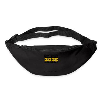 Jugendweihe 2025 Livre d’or Cadeau Filles Garçons - Sac banane - noir - Devant