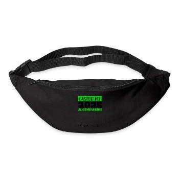 Jugendweihe 2025 Livre d’or Cadeau Filles Garçons - Sac banane - noir - Devant