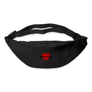 Mallorca 2024 Heart Love - Bum bag - black - Front