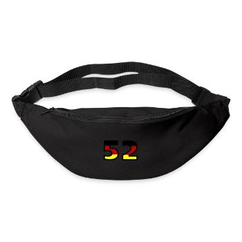 52 Numéro Allemagne Jersey - Sac banane - noir - Devant