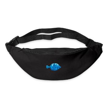 Angeln Naturliebhaber Fischen Geschenk Fisch - Gürteltasche - Schwarz - Vorne