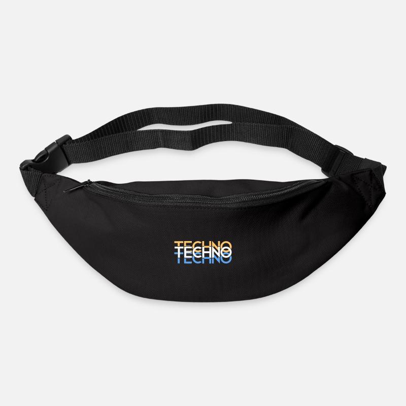 Techno - Sac banane - noir