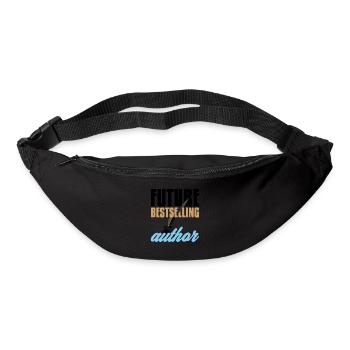 Auteur Future Best-seller auteur cadeau écrivain cadeau - Sac banane - noir - Devant