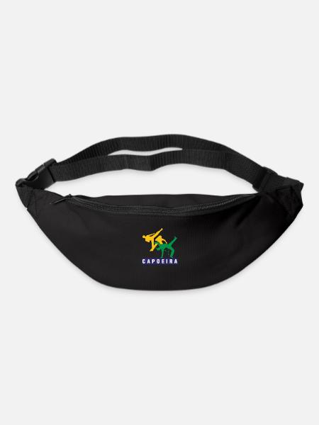 Capoeira Afro Brésilien Mix Arts Martiaux Danse - Sac banane - noir