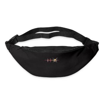 Billiards Hearbeat Snooker Billiardist Nine Balls - Bum bag - black - Front