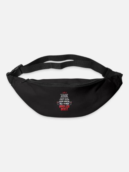 Bowlers Pins Skittles Alley Ten Pins Bowling Team - Bum bag - black