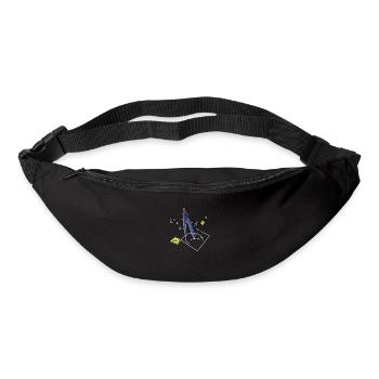 Struktur, die Gebäude-Architektur-Geschenk entwirft - Gürteltasche - Schwarz - Vorne