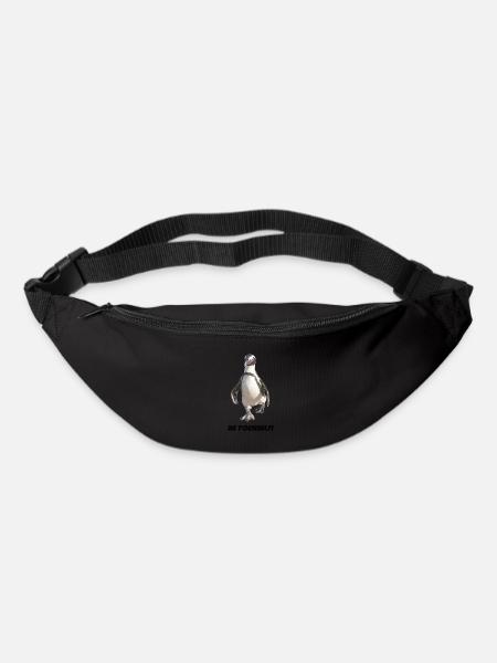 Pingouin be yourself - Sac banane - noir