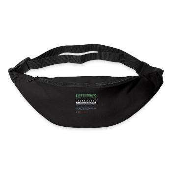 Technisches Geschenk für Elektroniker - Gürteltasche - Schwarz - Vorne