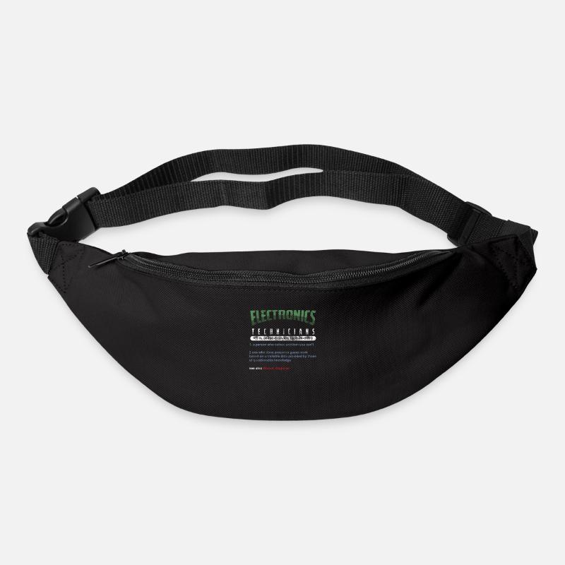 Technisches Geschenk für Elektroniker - Gürteltasche - Schwarz