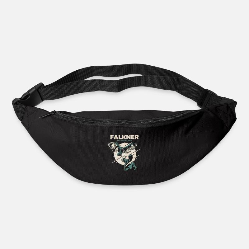 Falkner aus Leidenschaft - Gürteltasche - Schwarz
