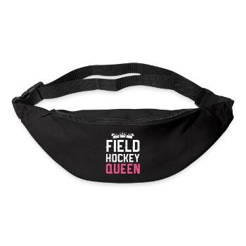 Feldhockey queen - Gürteltasche - Schwarz - Vorne