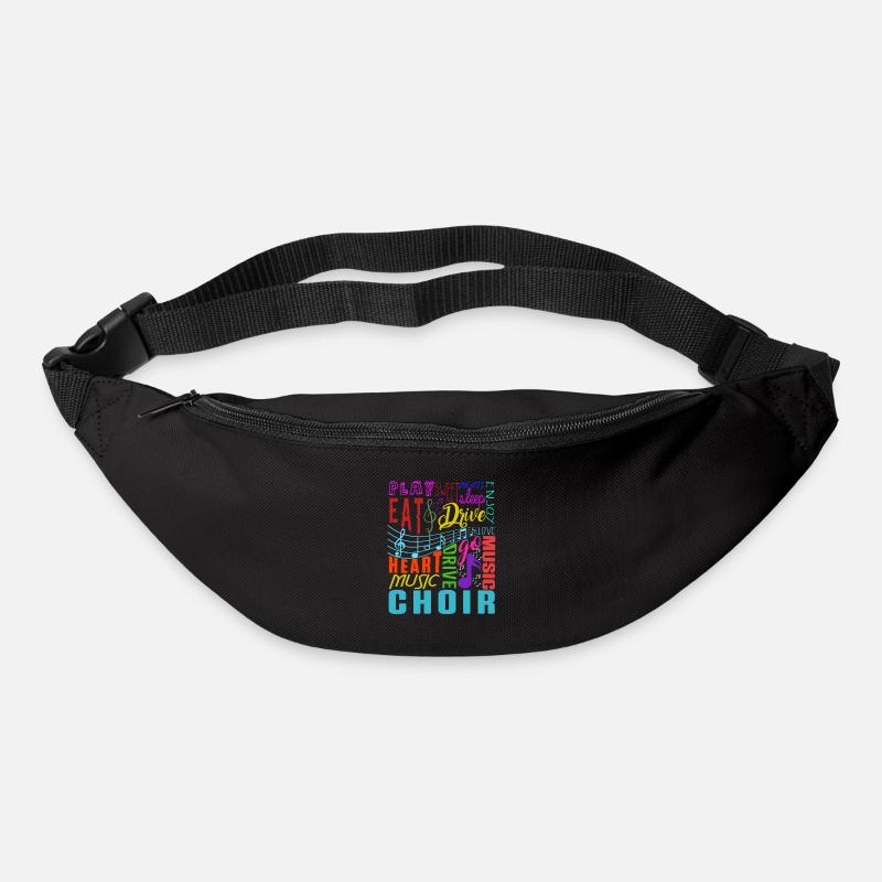 Chormusik Chor Chor Musik Dirigent Geschenk - Gürteltasche - Schwarz