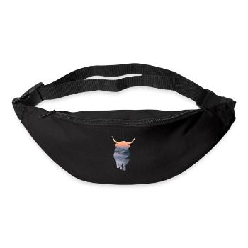 Agriculteur De hautes terres écossaise Cadeau - Sac banane - noir - Devant