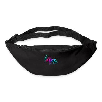 Colored Notes Jazz Music Lovers Jazz Notes - Bum bag - black - Front