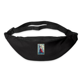 Perruche budgie image - Sac banane - noir - Devant