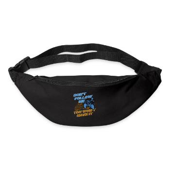 Ne me suivez pas ATV Quad Offroad Motorsport Cadeau - Sac banane - noir - Devant