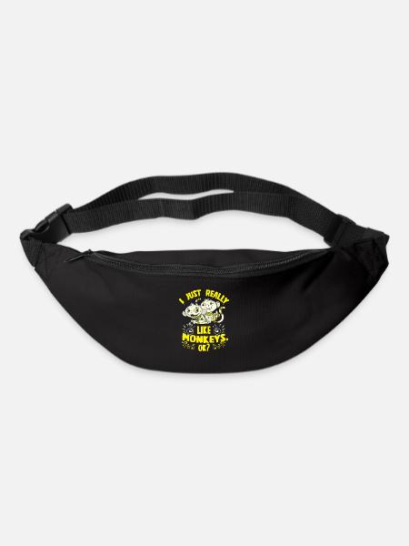 Affe - Gürteltasche - Schwarz